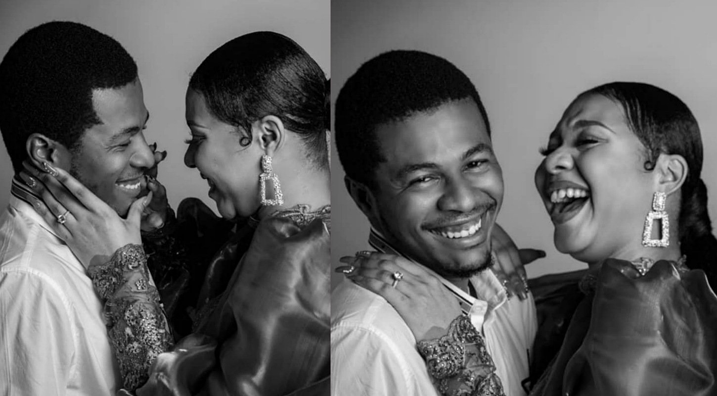 Actor, Sam Ajibola known as Spiff proposes to his girlfriend, Sandra ...