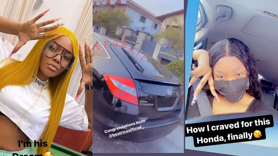 Finally bought it' – BBNaija's Beatrice acquires new ride (video) - Valid Updates