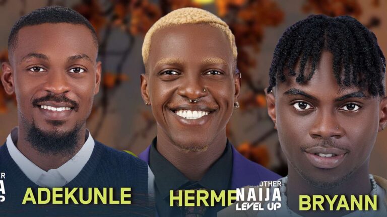 BBNaija Adekunle, Hermes and Bryann