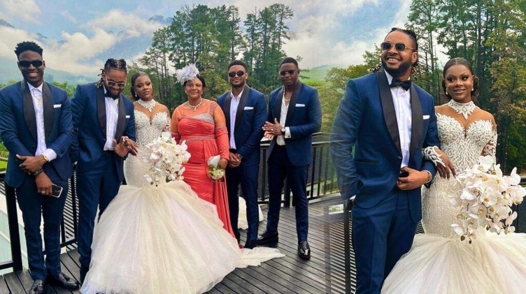 BBNaija Cross, his sister, brothers and mother