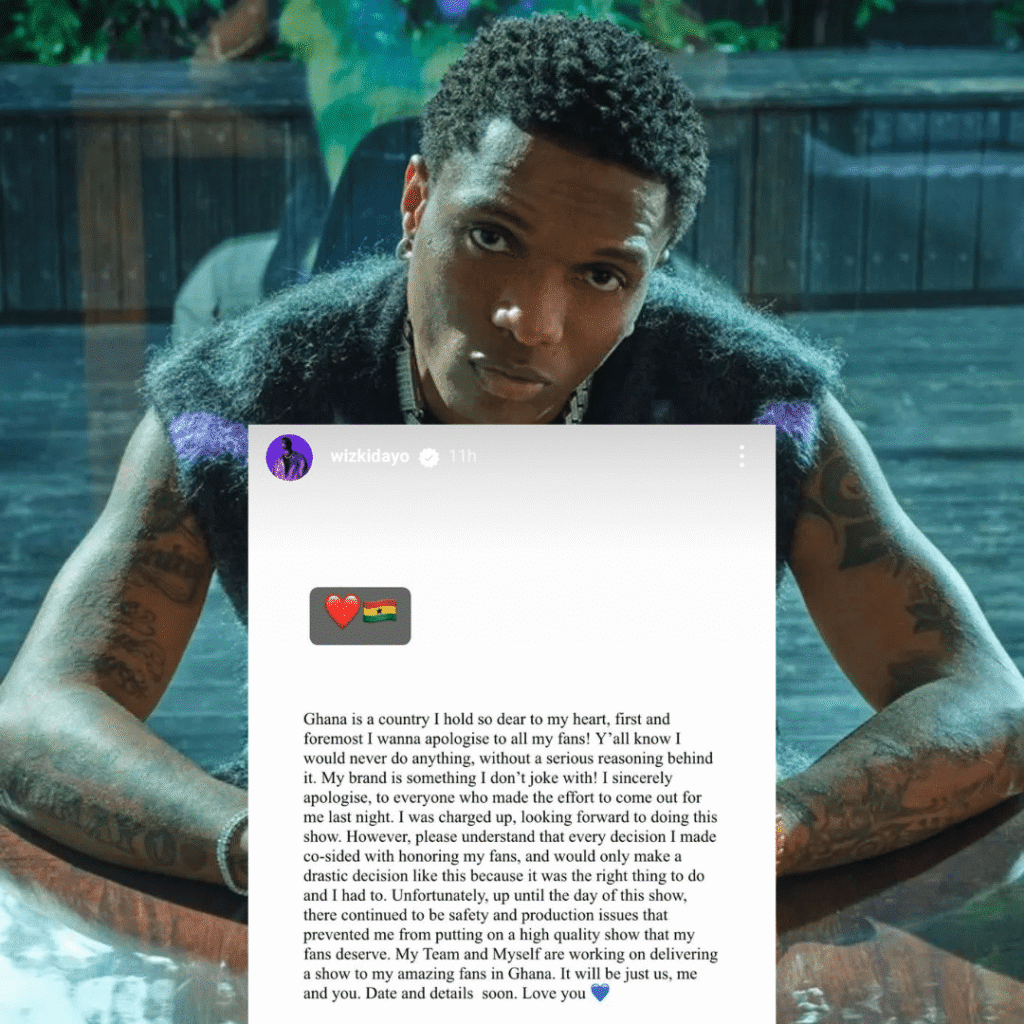 Wizkid's apology
