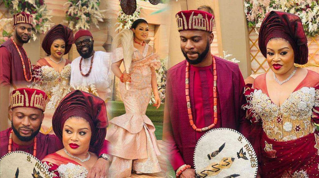 Actress Nkiru Sylvanus and fiance