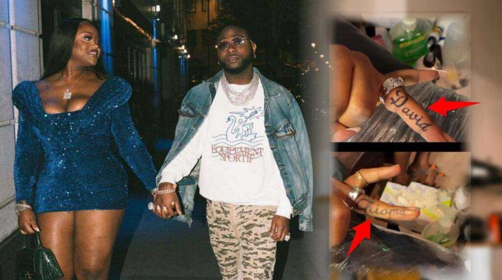 Davido and Chioma tattoo
