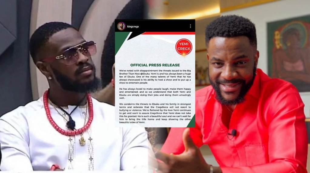 BBTitans Yemi and Ebuka Obi-Uchendu