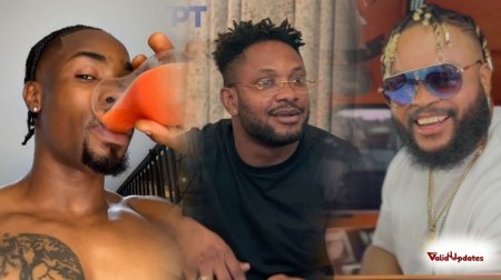 Images of BBNaija stars Neo (left), Cross (middle) and Whitemoney (right)