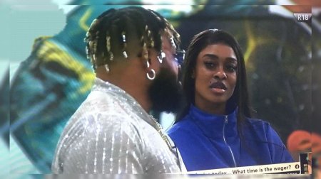 Images of BBNaija stars Whitemoney (left)/@!$/8#73