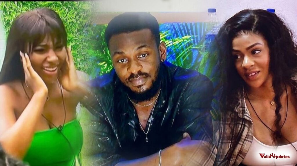 Images of BBNaija stars Adekunle, Mercy,  and Venita