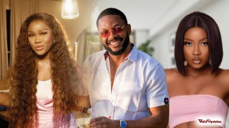 Images of BBNaija stars Cross, Ilebaye, Cee C