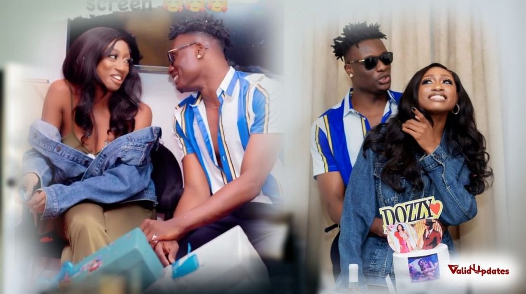 Images of BBNaija stars Chizzy and Doyin