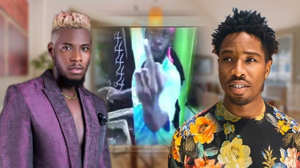 Images of the BBNaija stars Ike and Soma