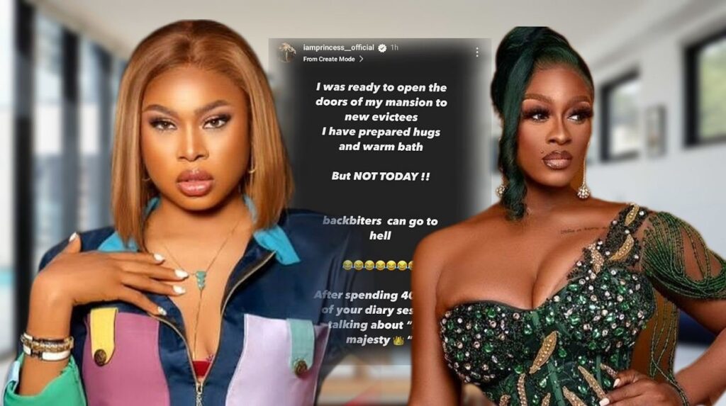 Images of BBNaija star Princess and Uriel