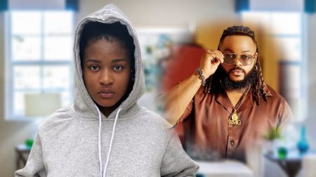 Headshots of BBNaija stars Phyna and Whitemoney