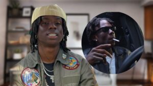 Rema's two headshots. One has him with a cigarette in his mouth