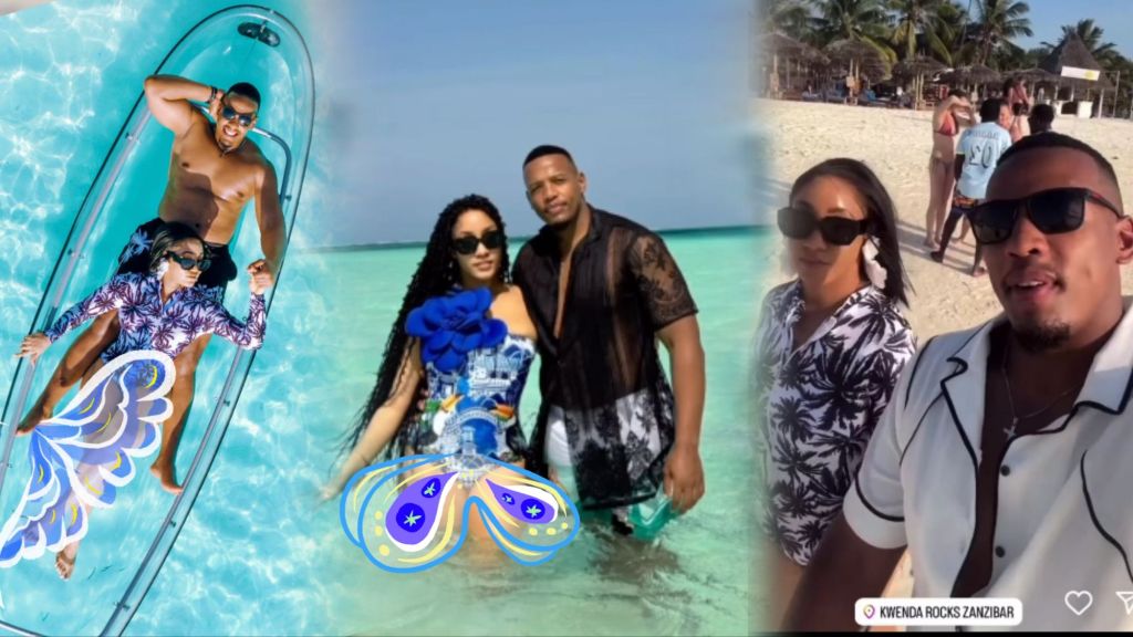 Big Brother Titans stars Yvonne and Juicy Jay having fun on vacation in Tanzania's Zanzibar