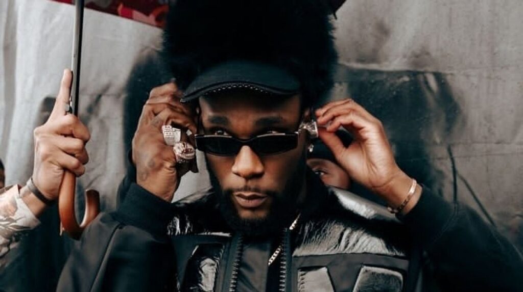 Headshots of the singer Burna Boy
