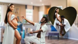 Skit maker Nasty Blaq Loved-up in a photoshoot with baby's mama