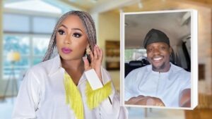 Headshots of actress Dakore Egbuson-Akande and activist Verydarkman