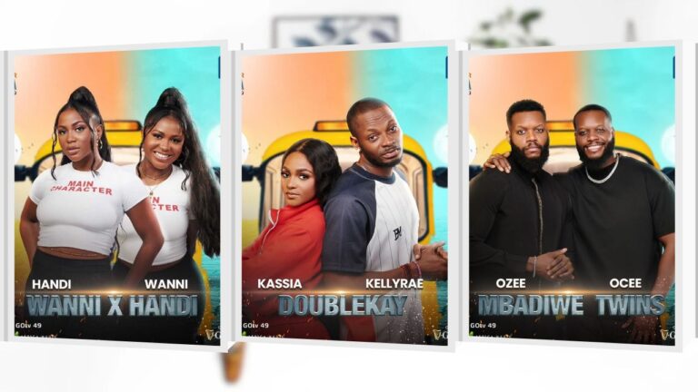 BBNaija 9 stars Wanni X Handi, Kassia and Kellyrae, Ozee and Ocee