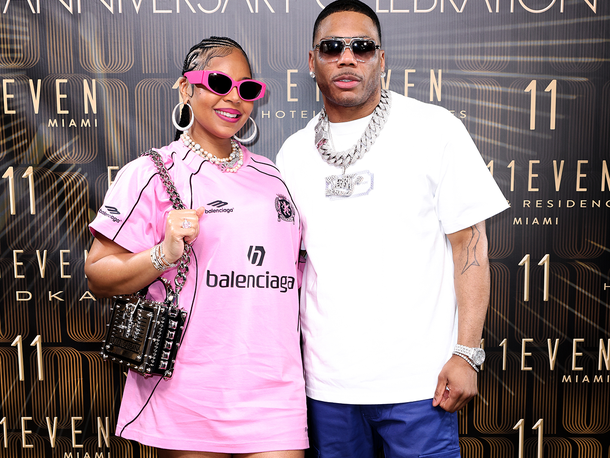 Singer Ashanti and her husband Nelly