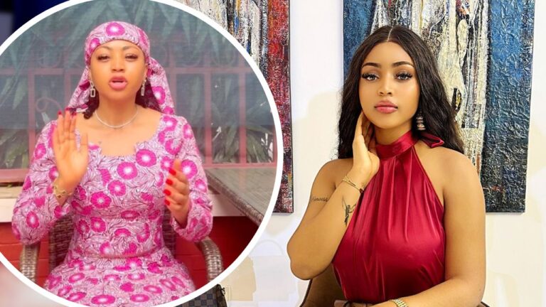 Composite of Nollywood star Regina Daniels