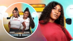Composite of BBNaija stars Wanni x Handi and Chinne