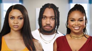 The Composite of BBNaija stars Victoria, Fairme David, Onyeka