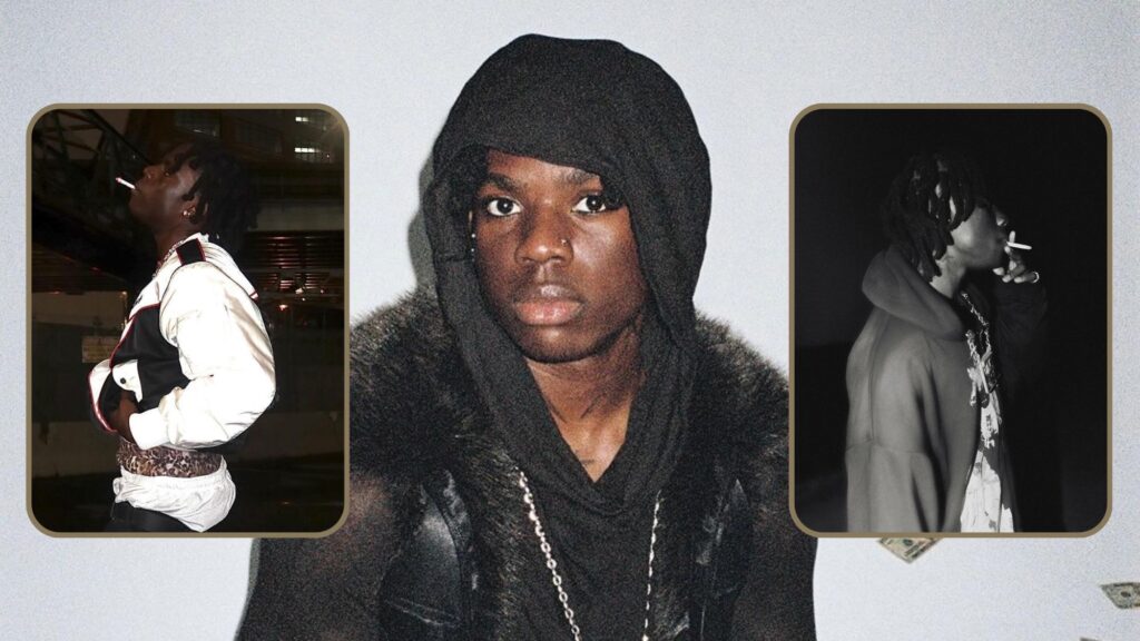 Composite of Afrobeat star Rema