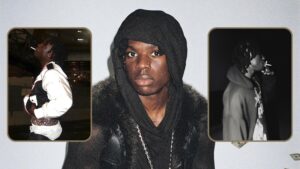 Composite of Afrobeat star Rema