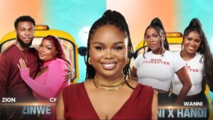 Composite of BBNaija stars Wanni, Onyeka and Chinwe