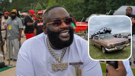 Rapper Rick Ross at his annual car and bike show