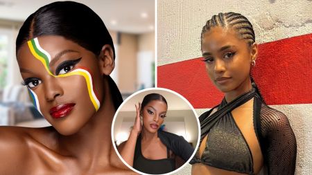 Composite of Miss SA finalist Chidimma Adetshina and SA's Grammy-winner Tyla