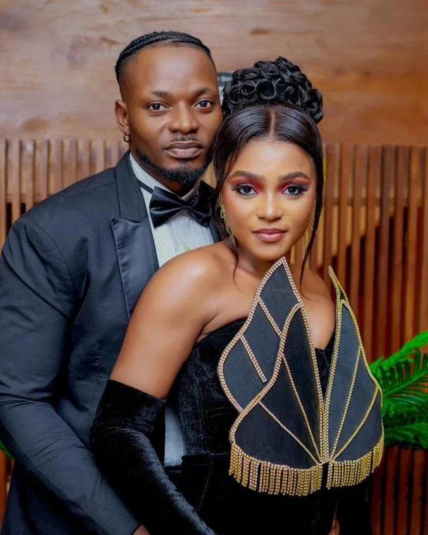 BBNaija stars Kellyrae and Kassia, elegantly dressed, pose together at a formal event.