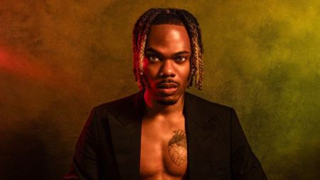 A close-up portrait of CKay, a well-known Nigerian artist.