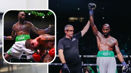 Ex-BBNaija star Mike Edwards wins boxing debut