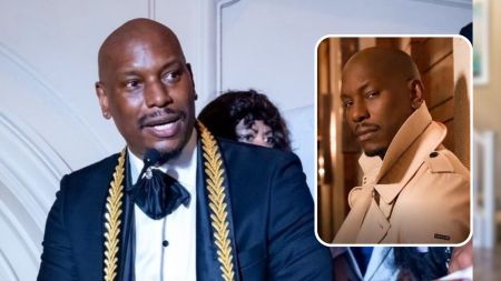 Composite of American actor Tyrese Gibson