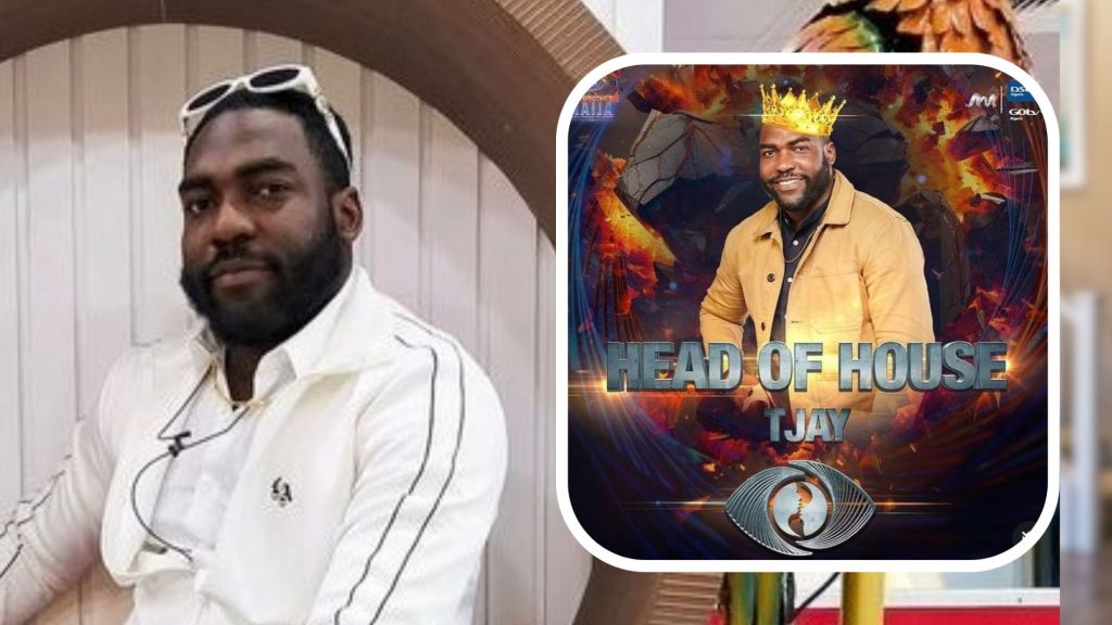 Composite of BBNaija star Tjay