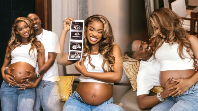 Priscilla Ojo and Juma Jux share pregnancy news with happy photos and baby scan