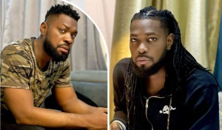 Jerry Williams seen in a split-screen collage, wearing a camo t-shirt on the left and a black hoodie with dreadlocks on the right, appearing calm and serious in both frames.