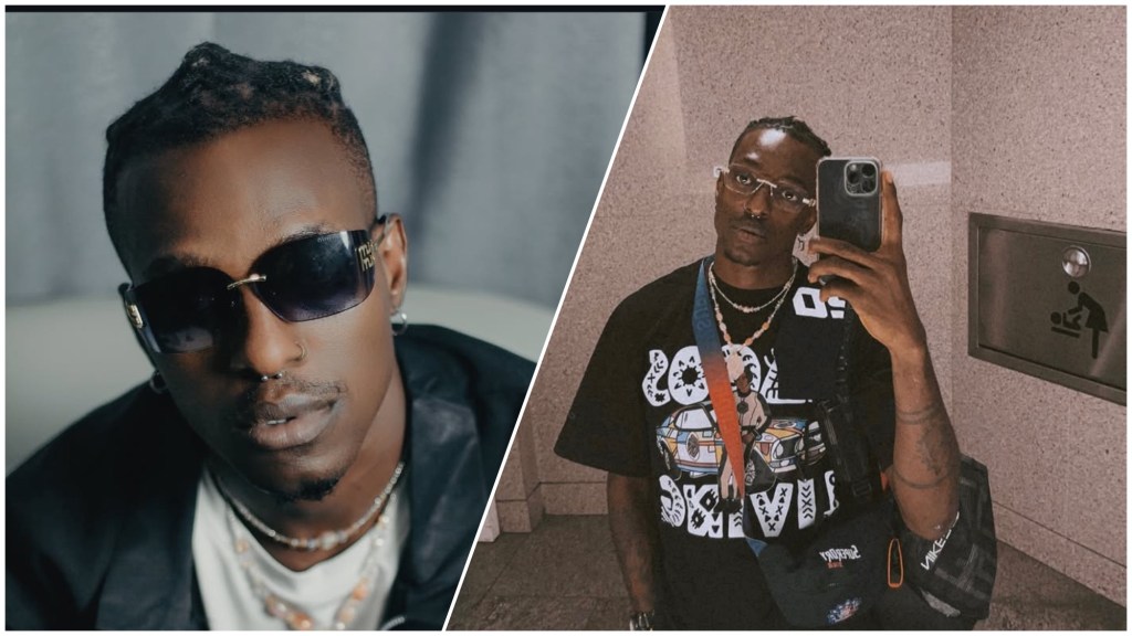 BBNaija star Hermes in sunglasses and casual wear.