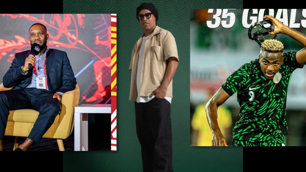 Burnaboy names JJ Okocha, Ronaldinho and Victor Osimhen as football GOAT.