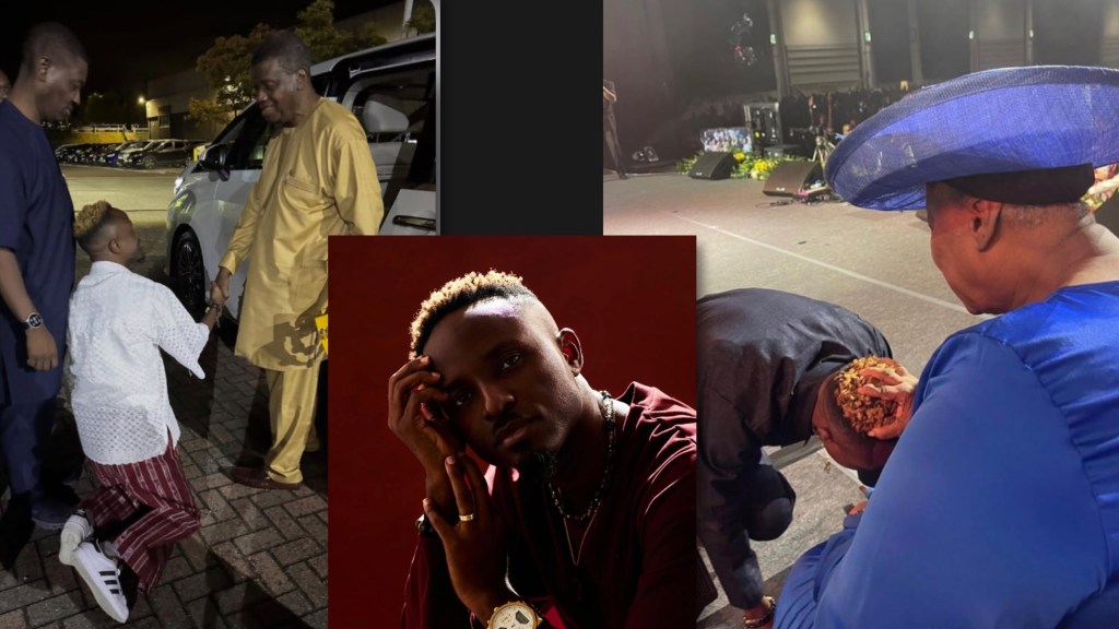 Gaise meets Pastor Adeboye and also receives blessings and prayers from his wife PST Folu Adeboye