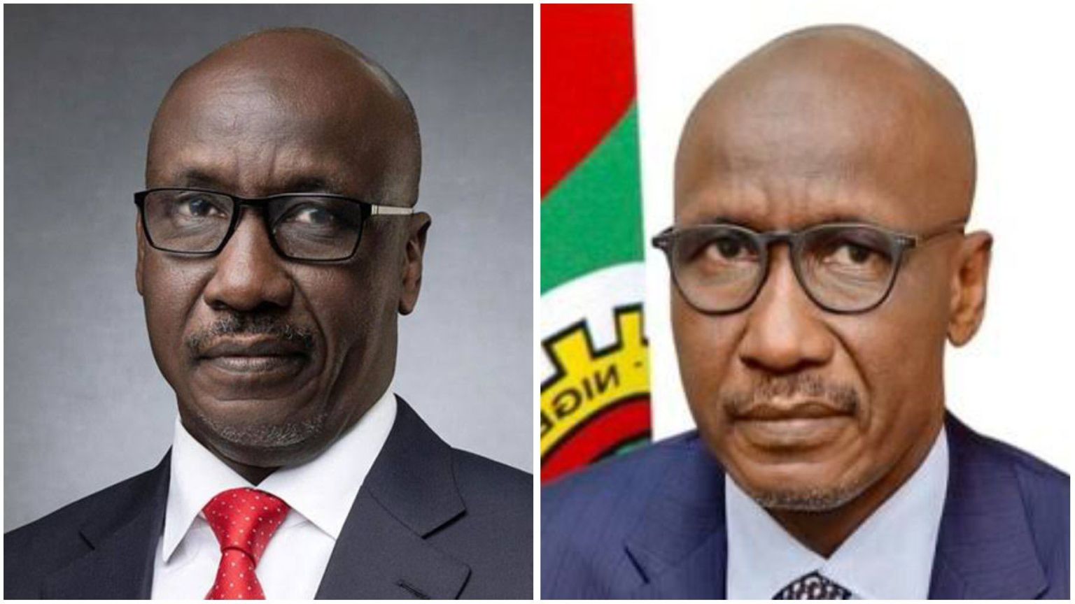 Nigerian National Petroleum Company (NNPC) Group Chief Executive Officer Mele Kyari, pictured in formal attire and glasses.