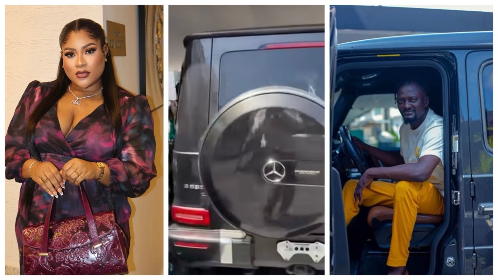 Nkechi Blessing gifts her director a G Wagon.