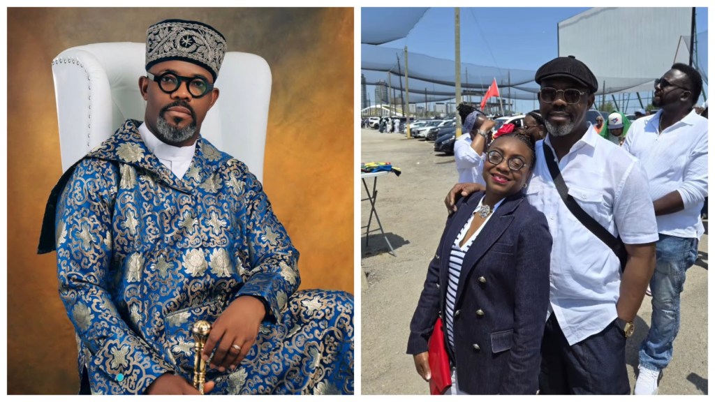 Okey Bakassi celebrates 24th wedding anniversary with wife Zizi