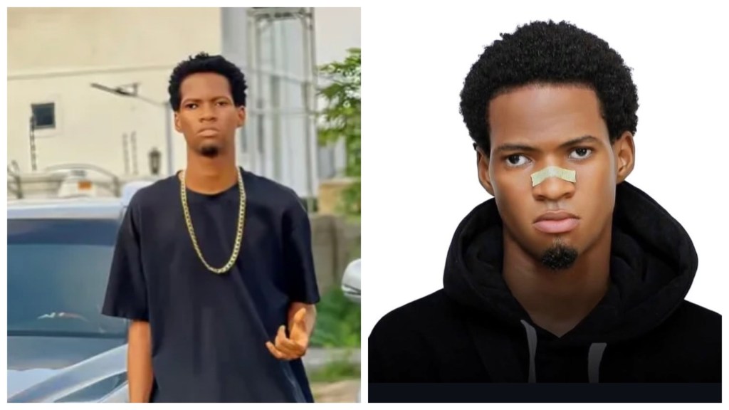 Nigerian skit maker Mr Sanku Comedy smiles in a clear headshot