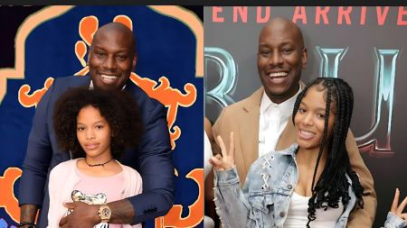 “Side-by-side photos of Tyrese Gibson smiling with his daughter Shayla, first as a young child and then as a teenager.”