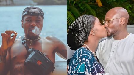 associate Godson smoking on a boat, and Natasha kissing 2Baba during a public moment.
