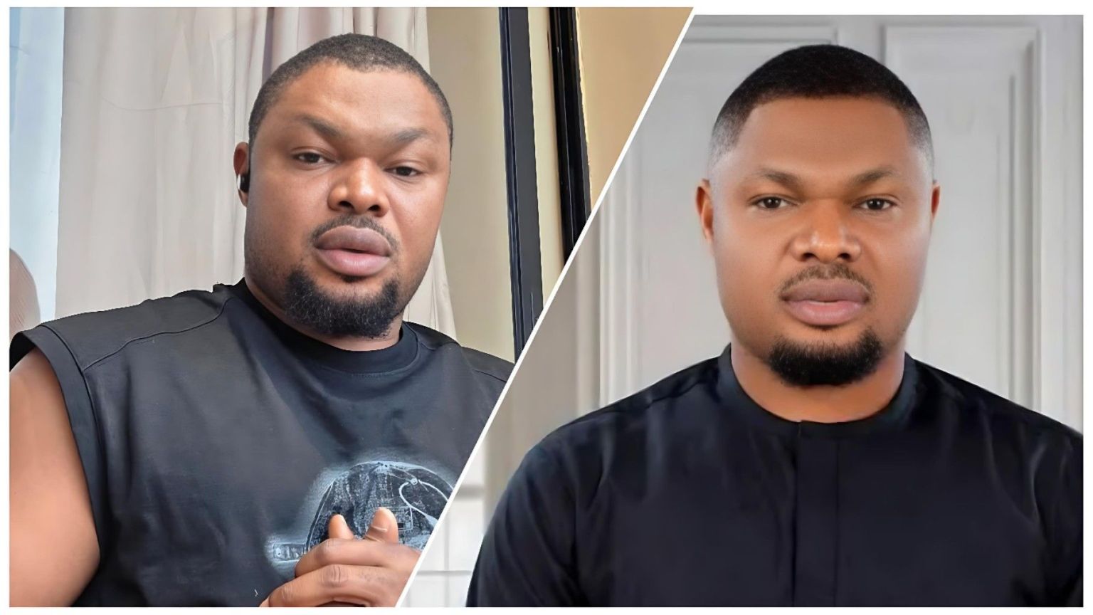 A portrait of Nigerian human rights activist Harrison Gwamnishu. He is seen wearing a casual shirt, often appearing in a thoughtful or determined pose. He is known for his signature look, which sometimes includes a baseball cap or traditional attire during his advocacy work and rescue missions.