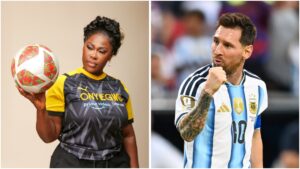 Uche Jumbo teases son over Messi: Actress says Star’s prime was better